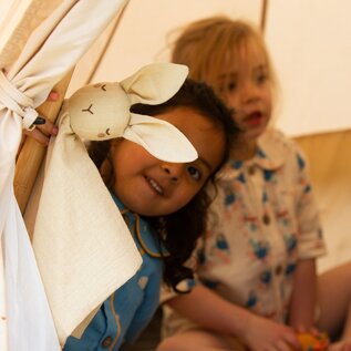 Little Green Radicals Organic Muslin Baby Lovey