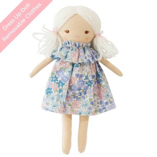 Mini Matilda Asleep/Awake 24cm - Liberty Blue