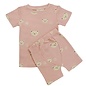 Parade Pink Cats Print Organic Cotton Short PJ Set by Parade