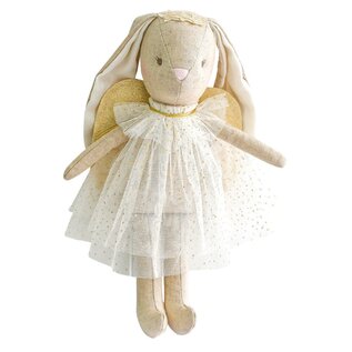 Mini Angel Bunny Ivory 10.5"