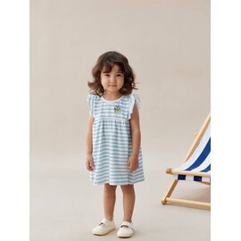 Norsu Organic Organic Ruffle Tank Dress-Light Blue