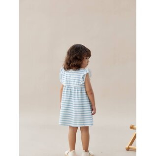 Norsu Organic Organic Ruffle Tank Dress-Light Blue