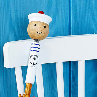 Vilac Marine Nationale Sailor Wooden Handle Umbrella (Made in France)