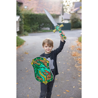 Great Pretenders Green Dragon Toy Shield