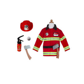 Great Pretenders Red Firefighter Set with 5 Accessories