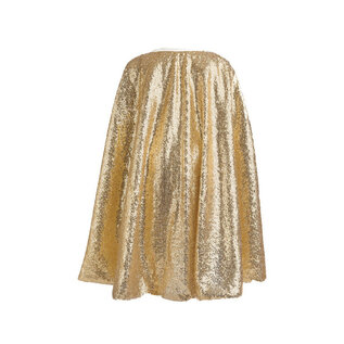 Great Pretenders Gracious Gold Sequins Cape Kids Size 5-6 Years
