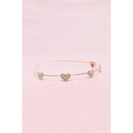 Boutique Rhinestone Heart Headband