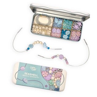 Cotton Twist Seashell Bracelet Beading Kit