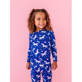 Kids Bamboo Pajamas Cosmic Unicorn Print