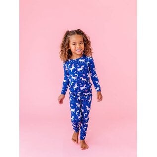 Kids Bamboo Pajamas Cosmic Unicorn Print