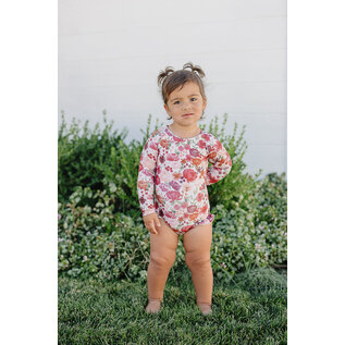 current tyed The 'Harper' Ruffle Rashguard Suit by Current Tyed