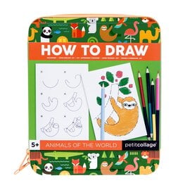 Petit Collage How to Draw - Animals of the World