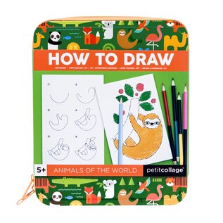 Petit Collage How to Draw - Animals of the World