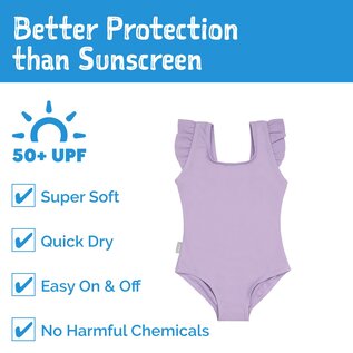 Jan & Jul by Twinklebelle Girls One Piece UV Ruffle Swimsuit by Jan & Jul