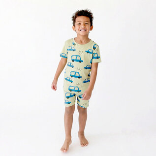 Parade Cars Print Organic Cotton Short PJ Set by Parade