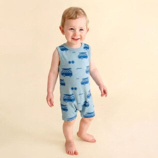 Parade Surf Print Tank Romper by Parade