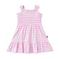Kyte Baby Smocked Dress in Gingham Thistle by Kyte