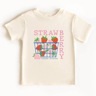 Mugsy's Brand 100% Cotton Strawberry Fields Forever Tee