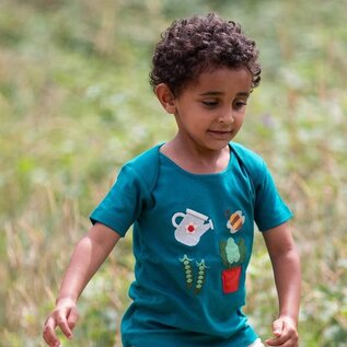 Little Green Radicals Spring Garden Short Sleeve T-Shirt by Little Green Radicals
