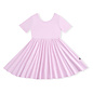 Kyte Baby Short Sleeve Bamboo Twirl Dress in Thistle by Kyte