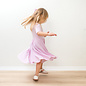 Kyte Baby Short Sleeve Bamboo Twirl Dress in Thistle by Kyte