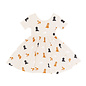 Kyte Baby Short Sleeve Bamboo Twirl Dress Fluffy Dog Print by Kyte