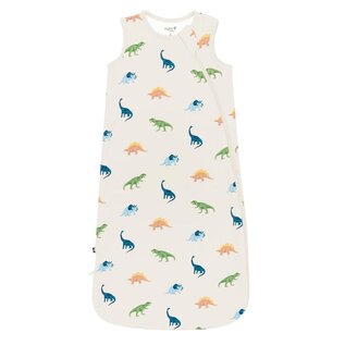 Kyte Baby Ecru Dinosaur Sleep Bag 0.5 Tog by Kyte Baby