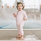 Honeysuckle 'Coral Seersucker' Print UV Protection One Piece Suit by Honeysuckle