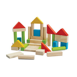 Plan Toys Colourful Blocks - 40 Pieces by Plan Toys