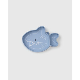 loulou Lollipop Shark Silicone Snack Plate