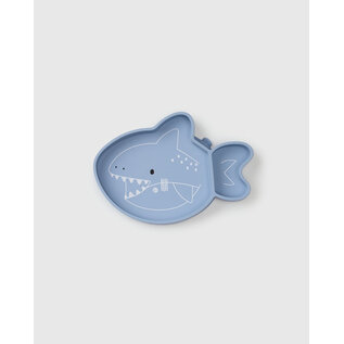 loulou Lollipop Shark Silicone Snack Plate
