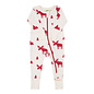 Parade Moose Print 2 Way Zip Organic Cotton Romper by Parade