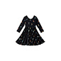 Kyte Baby Midnight Wildflower Print Long Sleeve Bamboo Twirl Dress by Kyte