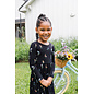 Kyte Baby Midnight Wildflower Print Long Sleeve Bamboo Twirl Dress by Kyte