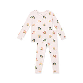 Kyte Baby Retro Rainbow Print Bamboo 2 Piece PJs by Kyte