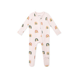 Kyte Baby Retro Rainbow Zippered Footie by Kyte Baby