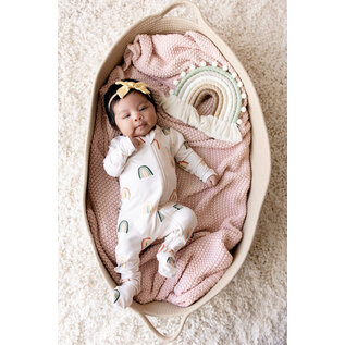Kyte Baby Retro Rainbow Zippered Footie by Kyte Baby