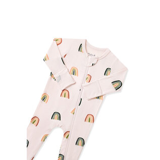 Kyte Baby Retro Rainbow Zippered Footie by Kyte Baby
