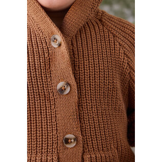 Jamie Kay The Original Bear Knit Cotton Cardigan with Hood by Jamie Kay