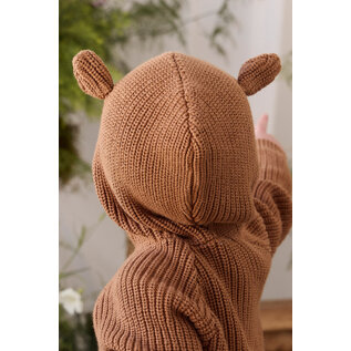 Jamie Kay The Original Bear Knit Cotton Cardigan with Hood by Jamie Kay