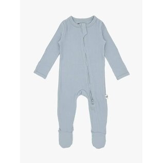 Mila & Co Ribbed Footie Zip by Milana Label