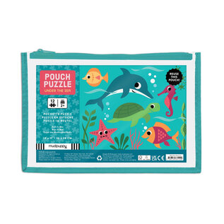 Mudpuppy Pouch Puzzle - 12 Pieces