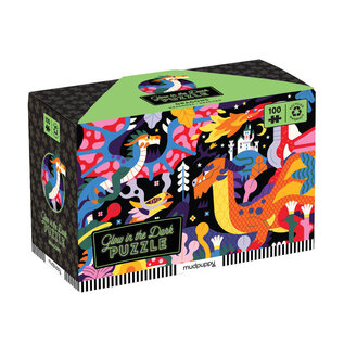 Mudpuppy Glow in the Dark Puzzle - 100 Pieces