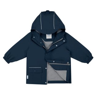 Jan & Jul by Twinklebelle Dark Navy Fleece Lined Rain Jacket by Jan & Jul