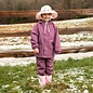 Jan & Jul by Twinklebelle Dark Plum Fleece Lined Rain Jacket by Jan & Jul