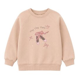 Organic Fleece Crew Neck Sweatshirt Ballerina