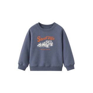 Organic Fleece Crew Neck Sweatshirt Street Race