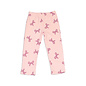 Silkberry Bow Print Bamboo Fleece Legging by Silkberry