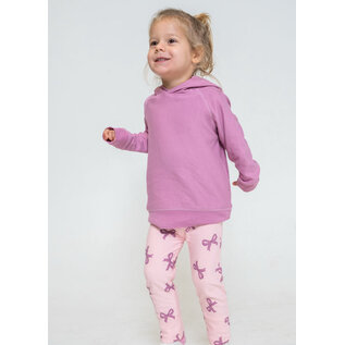 Silkberry Bow Print Bamboo Fleece Legging by Silkberry