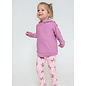 Silkberry Bow Print Bamboo Fleece Legging by Silkberry